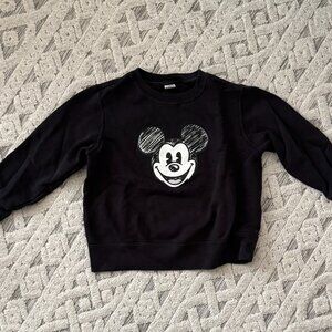 Joshua Vides X Uniqlo Mickey Mouse Sweatshirt, Boys size 3-4